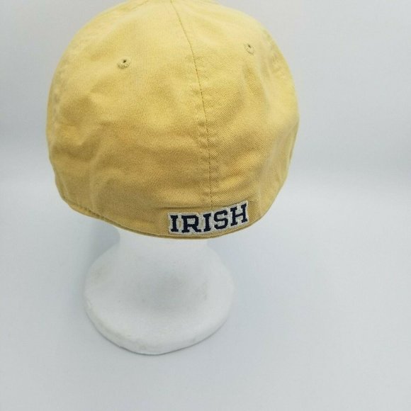Notre Dame Adidas Yellow Hat L/XL NCAA Football - Picture 3 of 8